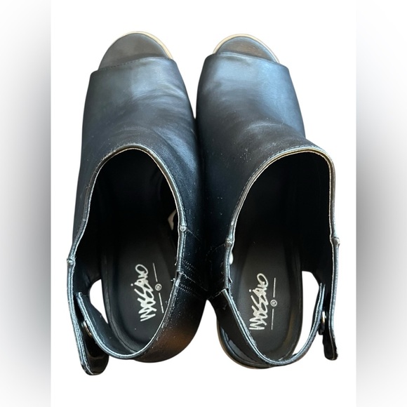 🟣Mossimo Black Peep Toe Booties – Size 7.5 - Picture 10 of 10